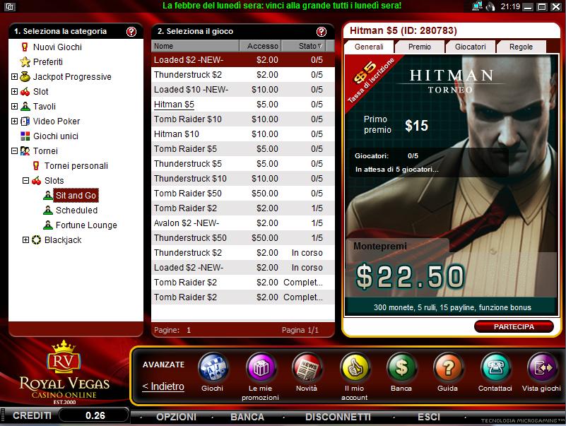 Torneo di slot Loaded